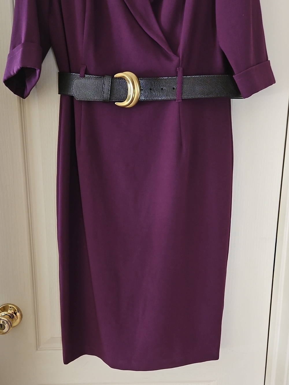 Donna Karan New York Belted Dress, Size 12. NWT - Picture 4 of 13